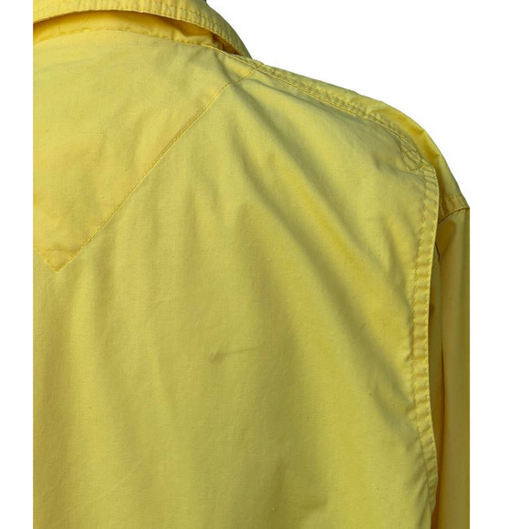 Vintage Maxim Women's Pullover Windbreaker Jacket Vented Yellow 10 - Picture 3 of 12